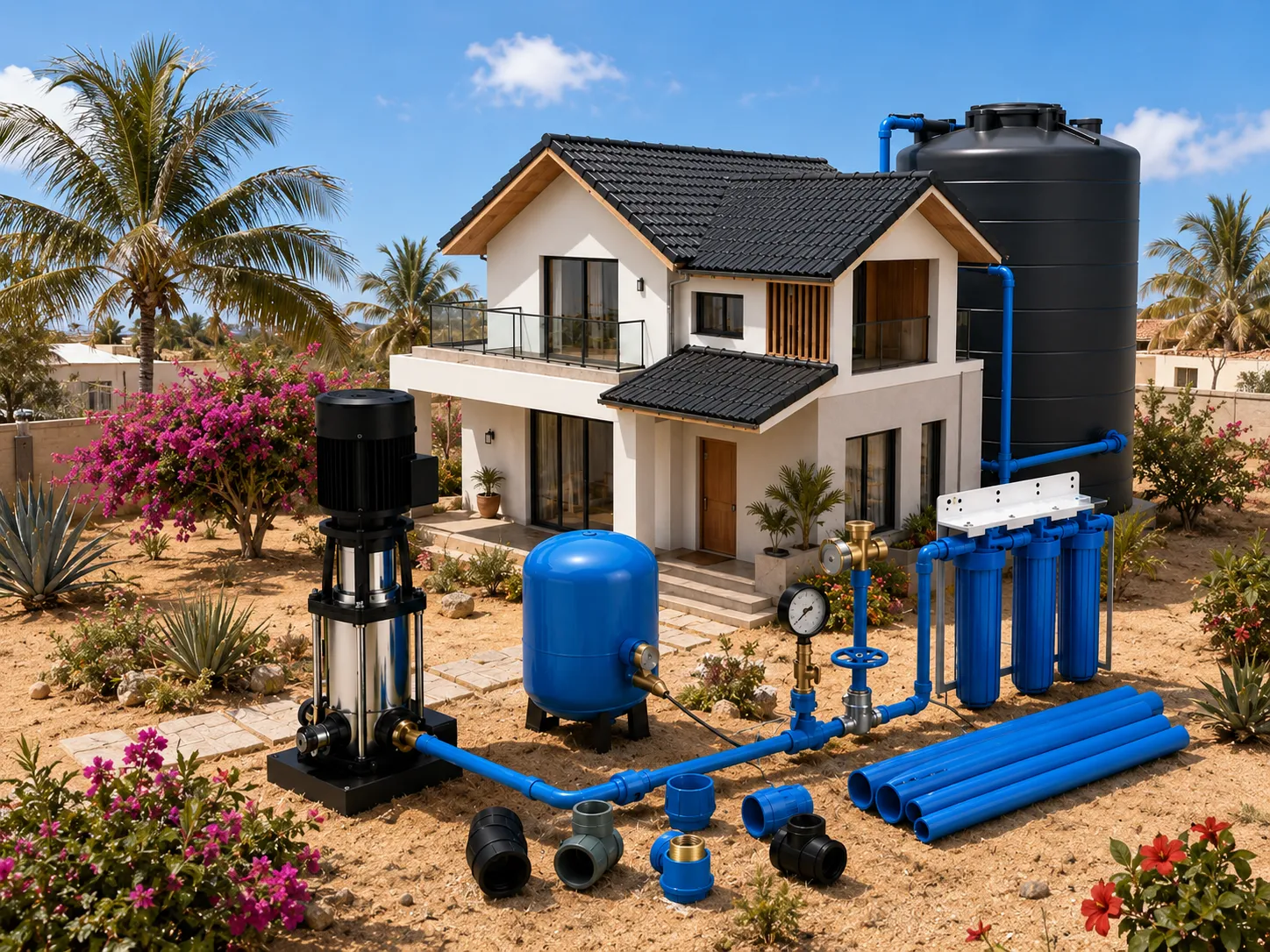 Système de surpression d’eau potable